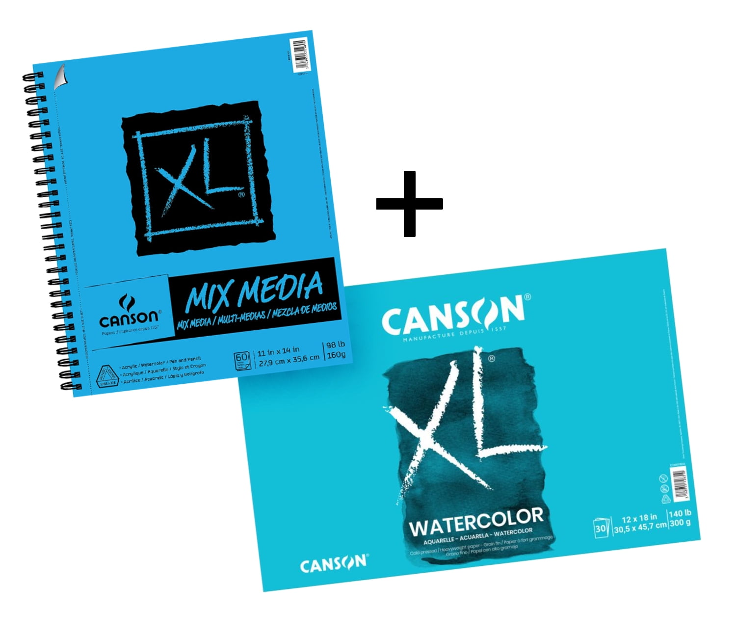 Canson XL Mixed Media and Watercolor Bundle Canson XL Mix Media Paper