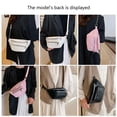 thumbnail image 2 of Women's Crossbody Bag Adjustable Strap Shoulder Bags PU Chest Pack Designed For Professional Women And Students, 2 of 21