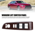 thumbnail image 3 of Window Glass Lift Button Panel Trim Cover, Front Left Driver Side Master Window Glasses Lifter Button Frame Decoration, Replacement for  7Th 2012 - 2017, 7423206490E0, 3 of 7