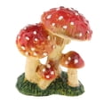 thumbnail image 1 of Décoration Statue de Jardin de Fées de Champignons et Figurines de Fées en Résine Jaune Rouge C, 1 of 10