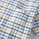 thumbnail image 4 of Chemises Oxford 100% pur coton pour hommes, chemise à carreaux à manches longues, rayée, BusinessTartan, rouge, vêtements de styliste, 4 of 4