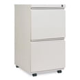 thumbnail image 1 of Alera PBFFLG 14.87 x 19.12 in. Two-Drawer Metal Pedestal File with Full-Length Pull - Light Gray, 1 of 1