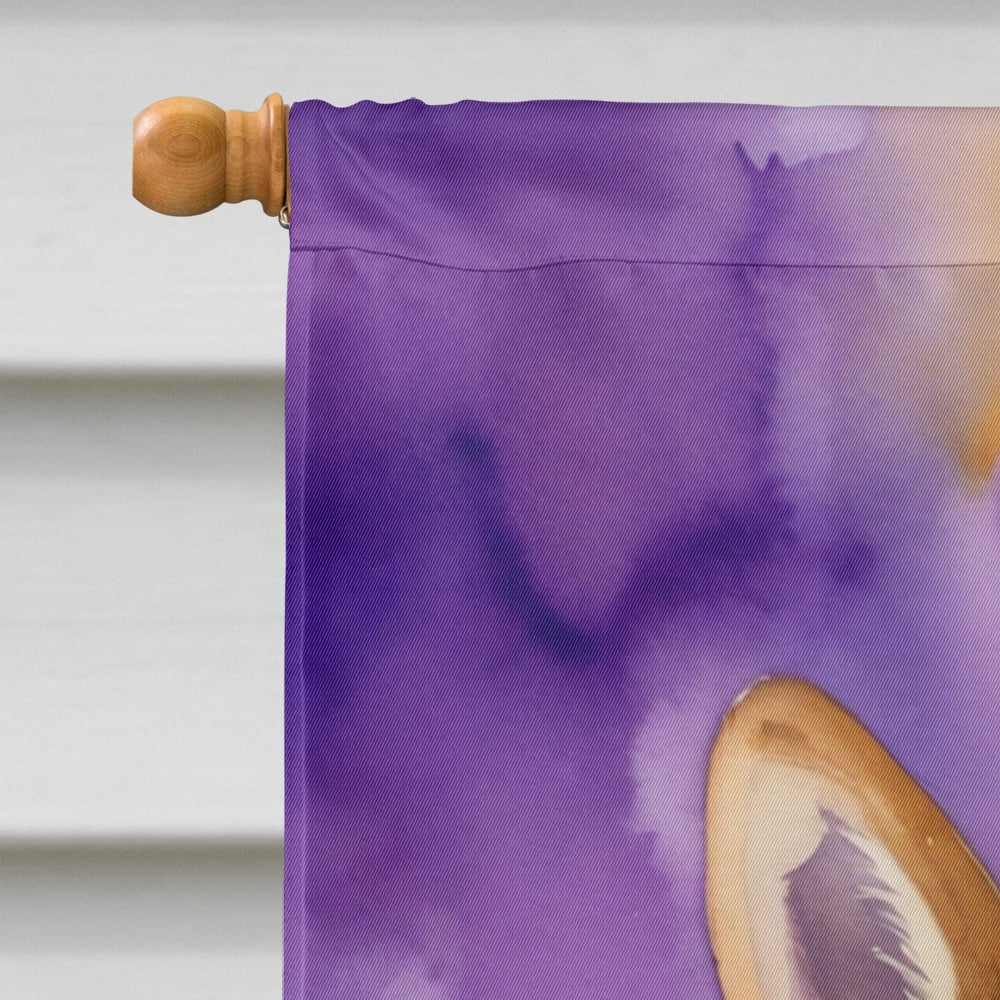 Akita King of Mardi Gras House Flag 28 in x 40 in