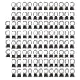 thumbnail image 2 of Glue Rings, Thicken 100PCS  Rings Cups Reusable Fast Coloring  For Eyebrow Tattooing For, 2 of 8