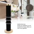 thumbnail image 4 of Exhibidor De Barra En T Para Pulsera, Torre Vertical De Terciopelo, Mantiene La Habitación Organizada, Antideslizante, Negro, Exquisito Para Reloj De Pulsera De Joyería, 4 of 7