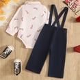 thumbnail image 6 of baby-boys Shirt and Pant Set, Long Sleeve Top & Bottom Outfit Bundle, Organic Cotton,Soft 6-12 Months 12-24 Months 2T 3T 4T 5T 6T 7T 8T 9T Children Red 9-12 Months, 6 of 9