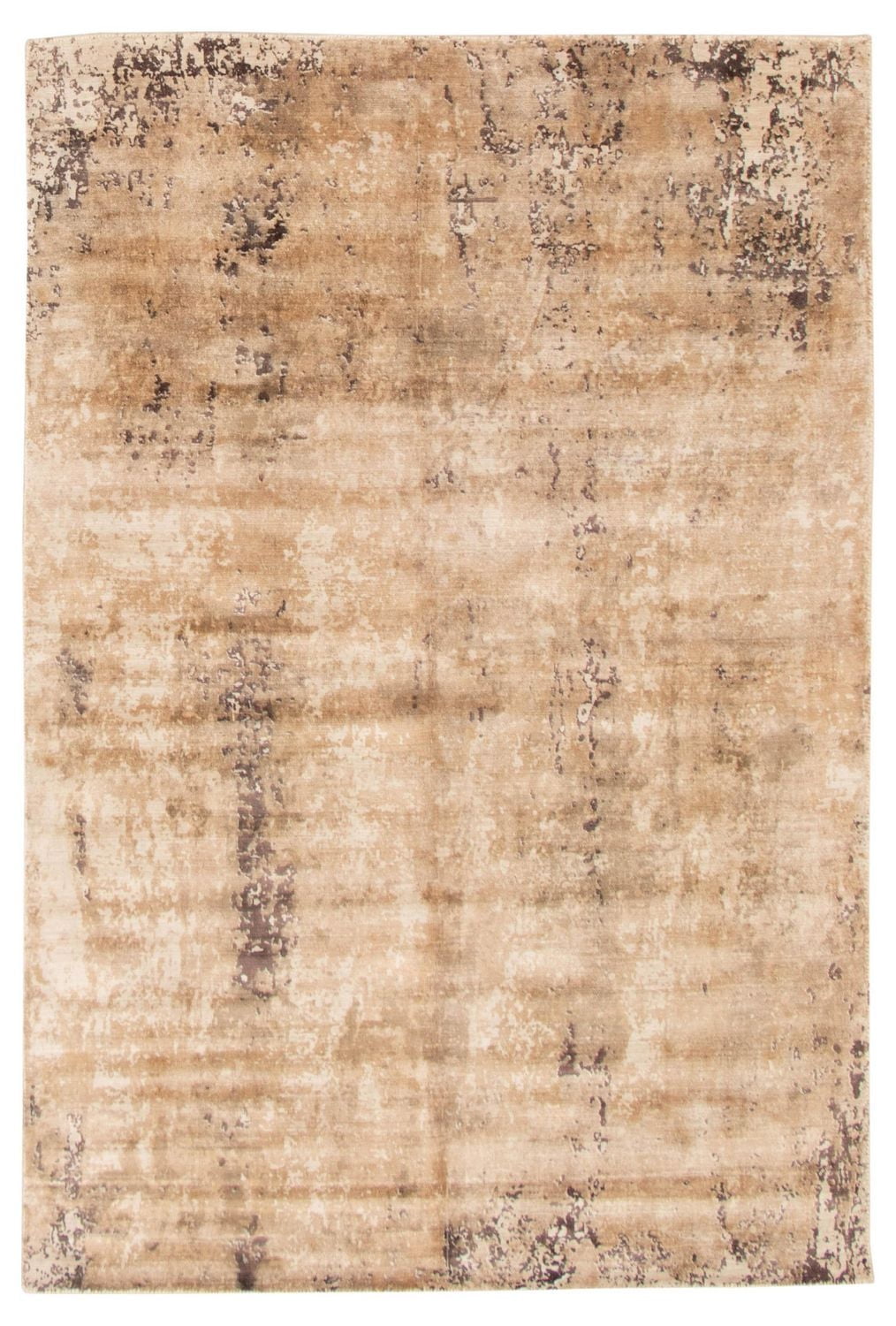 ECARPETGALLERY 5'0" x 7'6" Contemporary Galleria Hand Loomed Area Rug for Living Room, Dining Room and Bedroom in Brown