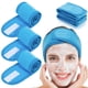 thumbnail image 1 of Spa Facial Diadema 4 Paquetes Head Wrap Terry Cloth Diadema Ajustable Toalla Elástica para Baño, Maquillaje y Deporte Adepaton LRWJ700-2, 1 of 6