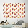 thumbnail image 6 of Gaeub Popcorn Print Tapestry Wall Hanging(60x40 inches),Tapestry Home Decor,Wall Art for Living Room Bedroom Home Decor, 6 of 8