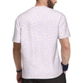 thumbnail image 2 of Wukai Kawaii Cat Paw Print Men's Short-Sleeved Mesh T-Shirt,Quick-Dry Short Sleeve Workout T-Shirt-Small, 2 of 8