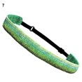 thumbnail image 2 of Meidiya Kids Adjustable Glitter Non-Slip Stretch Hairband Solid Color Boho Headband for Women Elastic Fabric Sport Headband, 2 of 8