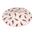 thumbnail image 2 of Bingfone Christmas Tree Skirt Mat Christmas Decoration Interior 30"-Chili, 2 of 8