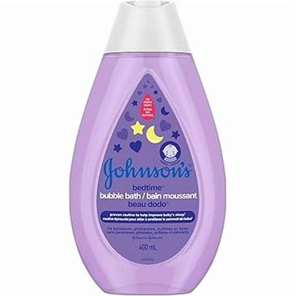 Johnson's Baby bedtime bubble bath baby wash and cleanser, 400ml