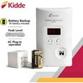 Kidde Carbon Monoxide Detector, Plug In Wall with 9Volt Battery Backup