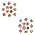 thumbnail image 3 of Qarigey 12 Uds. De broches pequeños de flores, diamantes de imitación brillantes, accesorios de joyería nupcial, Pin de aleación a la moda, 2piezas, 3 of 6
