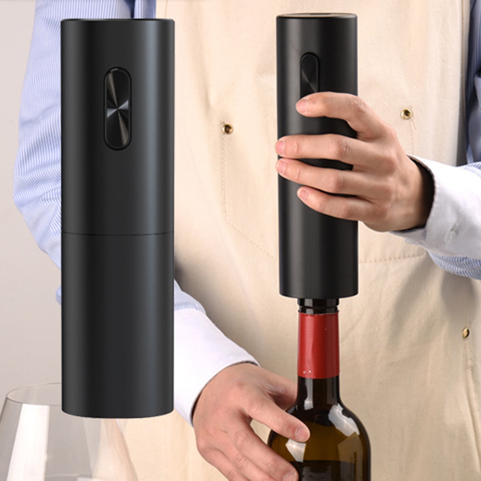 Effortless Battery Operated Electric Wine Opener Quick and Easy Cork