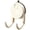 White, variant on Double Prong Suction Cup Hooks, Suction Cup Hooks for Shower Wall, No Drill Adhesive Double Hooks, Removable Shower Hooks, Heavy Duty Towel Hooks, Bathroom Shower Suction Hooks,White