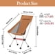 thumbnail image 2 of Silla de camping Naturehike plegable para exteriores, ligera, amarilla, 2 of 6
