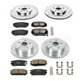 thumbnail image 3 of PowerStop Front and Rear Z23 Evolution Sport Carbon-Fiber Ceramic Brake Pad and Drilled & Slotted Rotor Kit Fits: CHEVROLET GMC Select Models K5516, 3 of 10