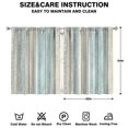 thumbnail image 2 of Vintage Teal Wood Grain Curtains-Blackout Curtains Bedroom Decor Living Room Darkening Grommet Window Drapes 2 Panels Set 42x54 inch, 2 of 2