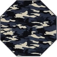 thumbnail image 1 of Camouflage Undercover Area Rug for Living Room, Dining Room, Kitchen, Bedroom, Kids, Made In USA - 9' Octagon, 1 of 2