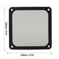 thumbnail image 2 of <p>120mm Fan Dust Filter Pc Case Dust Filter 5PCS 120mm Fan Dust Filter Heat Dissipation Soft  Nylon Frame Computer PC Fan Dust Mesh Filter For PC Case Power Supply Fan Vents</p>, 2 of 8