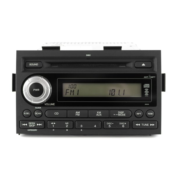 200608 Honda Ridgeline AMFM XM Ready Radio Single CD Player 3BS0 39100