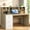 Brown, variant on DreamCurship White Desk with Drawers, Home Office Desk with Hutch Shelf, Wood Study Writhing Desk for Kids, White