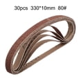 thumbnail image 1 of Set Of Sanding Belts with Multiple Grits Totaling To 30 Pieces Size 10X330mm 80#, 1 of 9