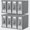 Grey, variant on Bed Sheet Organizers and Storage, 6 Pack Foldable Linen Closet Organizer Box – Bedding Holder for Sheet Set (King/Queen Sizes), Duvet Covers, Blankets (Grey)