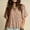 Brown, variant on Floral Jacquard Shirts for Women Elegant Ruffle V Neck Button Down Crop Shirt Flutter Short Sleeve Gauze Babydoll Top