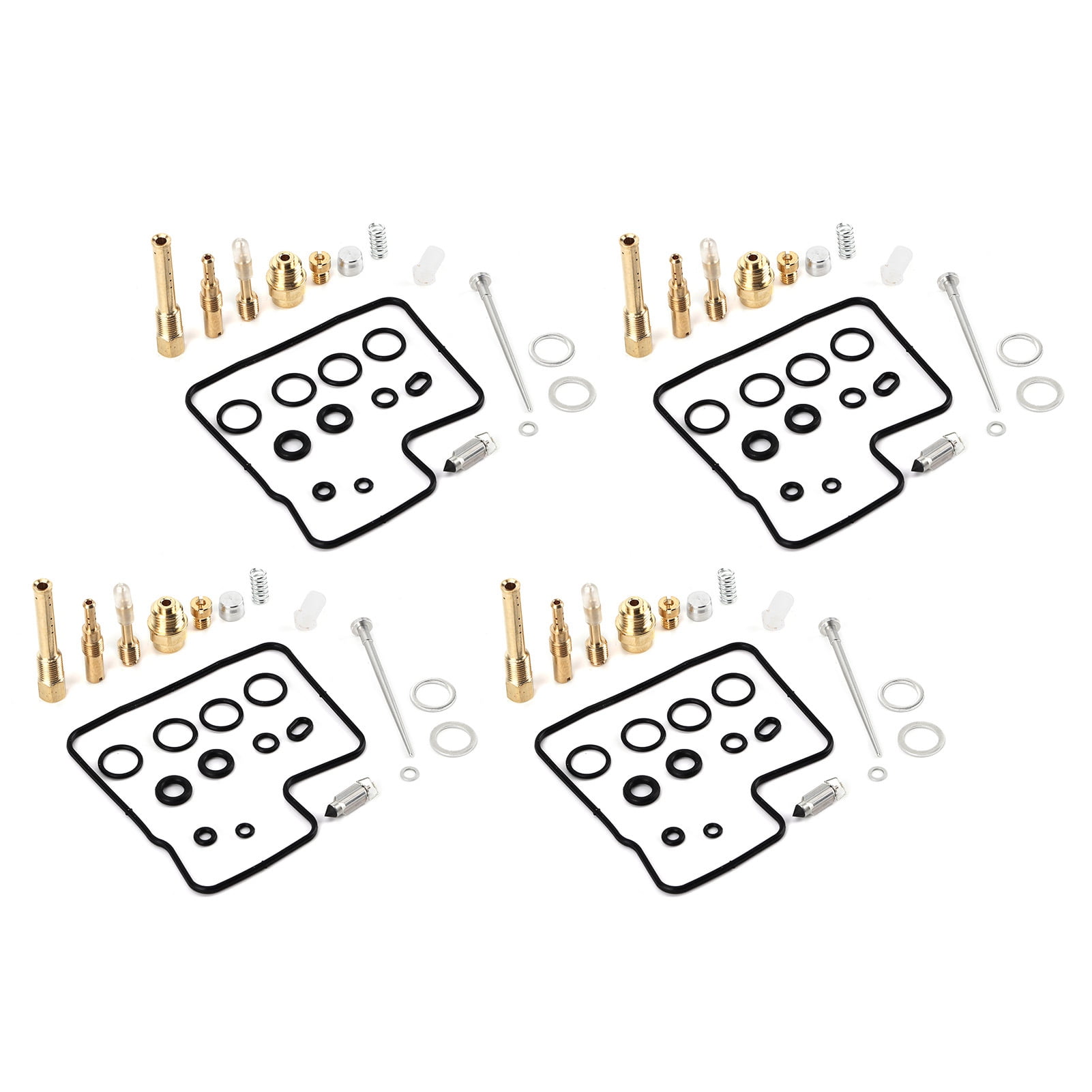 Carburetor Repair Kit, 4 Sets Motorcycle Carburetor Repair Kit Rebuilt