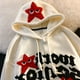 thumbnail image 2 of Suéter con capucha estilo retro perezoso americano con diseño de estrella Y2K, sudadera con capucha holgada informal que combina con todo para hombres y mujeres, 2 of 5