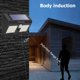 thumbnail image 5 of Eyfqtcs Lámpara De Pared Con Sensor De Movimiento Solar De Dos Caras 120Led Luz De Seguridad Para Patio Al Aire Libre, 5 of 9