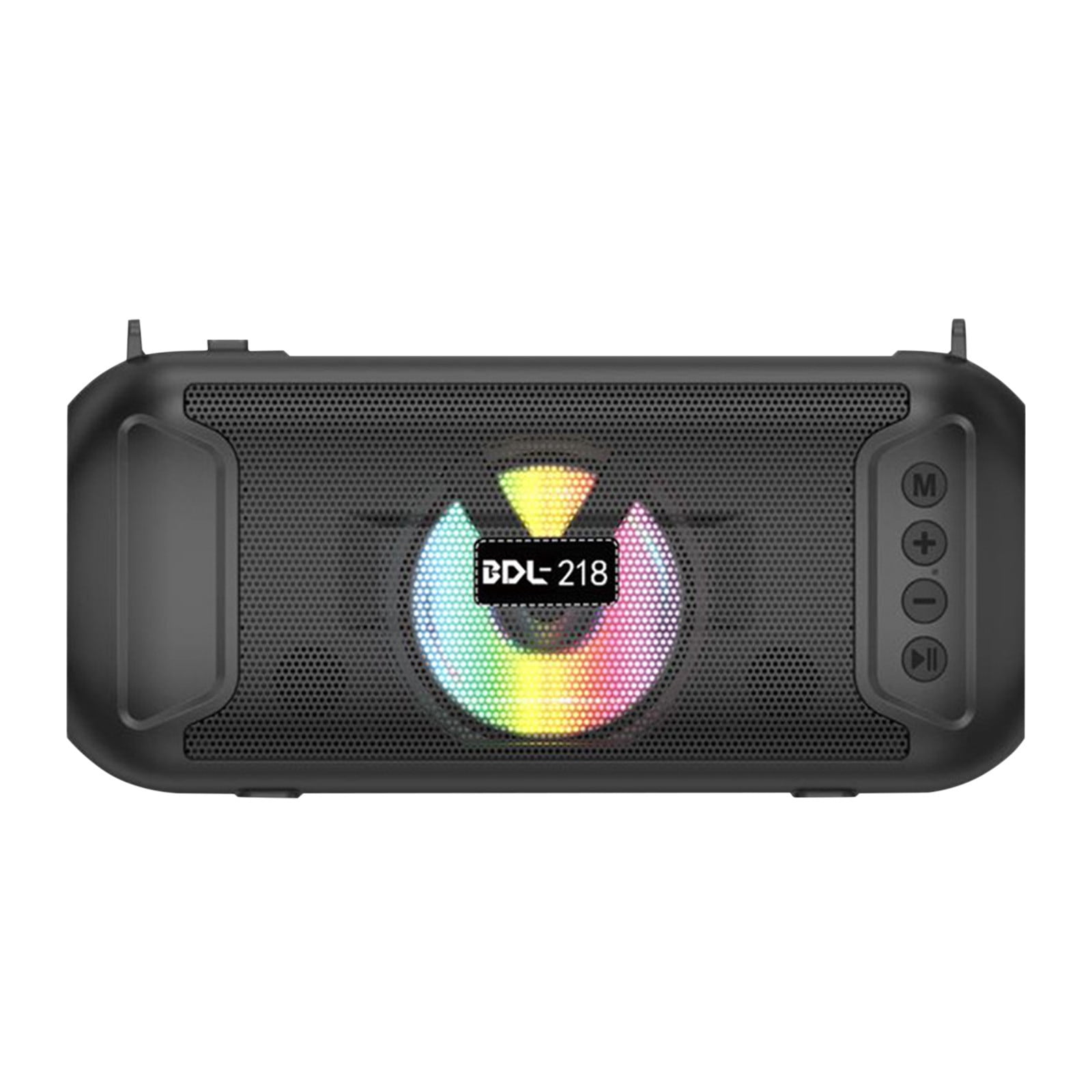 LACKUST Bluetooth Speaker, Mighty Sound, Bass, 1200mAh Power Bank, Portable Speaker With Built-in Handle For Outdoor,Black
