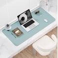 thumbnail image 6 of Kiibsot Desk Pad, 23.6" x 13.8" PU Leather Non-Slip Desk Mat Large Mouse Pad for Desktop, Waterproof Laptop Computer Writing Mat for Office, Home, Work, Gaming, 6 of 6