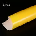 thumbnail image 3 of Uxcell 3D Puff Heat Transfer Vinyl 4 Sheets 12"x10" Glow in The Dark Puffy HTV Vinyl Heat Press Film Iron, Yellow, 3 of 6