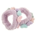 thumbnail image 1 of 2pcs spa Pelo facial Lates Lavado Pelo Scrunchies Headband Heart Hair Bands, 1 of 5