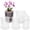 3PC, variant on 1 Pack Clear Orchid Pots with Drainage Holes for Repotting – Ideal for Healthy Root Growth – Sturdy Plastic Plant Pot for Indoor & Outdoor Plants
