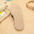 thumbnail image 5 of absuyy Womens Multicolor Boho Embroidered Slide Sandals Comfort Casual Shoes with Stretchy Strap & Breathable Woven Footbed for Beach Vacation Sizes 5-10,Size 6, 5 of 9