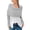 3# Light Gray, variant on Sweater Scarf with Sleeves for Women Multi-Use Knitted Cable Wrap Shrugs Crochet Fashion Shawl Cape