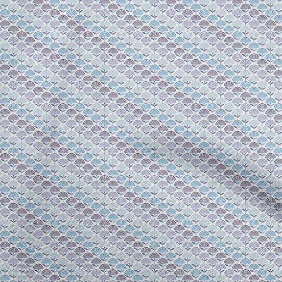 oneOone Polyester Spandex Blue Fabric Asian Sewing Fabric By The Yard Printed Diy Clothing Sewing Supplies 56 Inch Wide