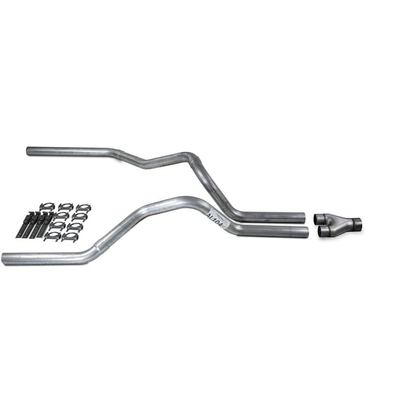 Truck Exhaust Kits - Shop Line Dual Exhaust Sytem 2.5 inch Aluminized Pipe Y Pipe