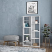 Ada Home Decor Keota Multiple Tier Open Shelf Modern Bookcase, White