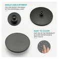 thumbnail image 5 of Shower Head with Handheld System, 8" Rainfall Dual Shower Combo, Matte Black, 3-Setting Handheld Sprayer, Slide Bar, Wall Mounted Matte Black + ABS, 5 of 9