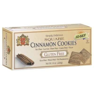 Jo-sefâ??s â?¢ Simply Delicious Vegan Gluten-Free, Dairy-Free, Nut-Free and Soy-Free, Dairy Free, Egg Free ,Trans Fat Free Preservative Free Kosher Cinnamon Graham Cookies Cookies 8 Oz CSA