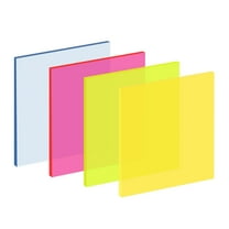 JPPlus 1/8" Fluorescent Green Transparent Cast Acrylic Sheets Plastic Raw Materials for Laser & Rotary Engraving- Gloss, 12"x20.4"