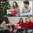 thumbnail image 6 of LINLIN 24 Pack Christmas Santa Gift Bags - 16 x 22cm/6.3 x 8.66 Inches Xmas Kraft Bags with Tissue Paper - Santa Claus Suit Christmas Goodie Bags for Present Packaging & Party Favours, 6 of 7