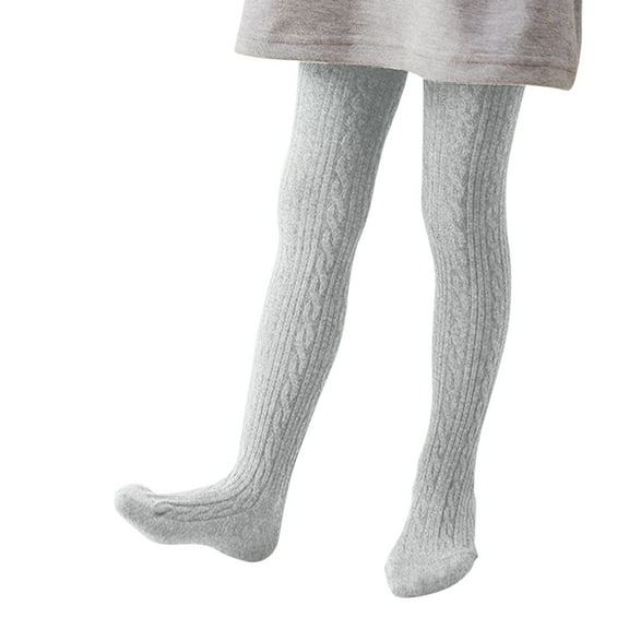 TBWNWG Leggings for Girls 7-8,Girls Leggings Toddler Tights Seamless Warm Knit Stockings for Kids Comfortable Stretchy Winter Wear Socks,Sizes 7-8 Years