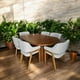thumbnail image 2 of Comedor de madera de parota natural para 6 personas color gris, 2 of 8